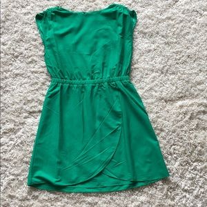 Green Cap Sleeve Dress